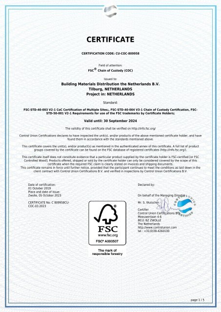 FSC Certificate_809958