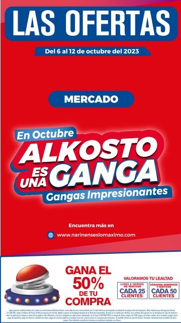 OCTUBRE ES UNA GANGA MERCADO