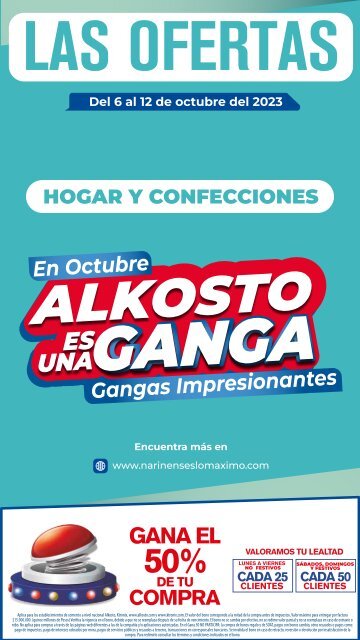 OCTUBRE ES UNA GANGA HOGAR