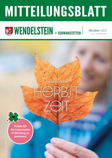 Mitteilungsblatt Wendelstein+Schwanstetten - Oktober 2023