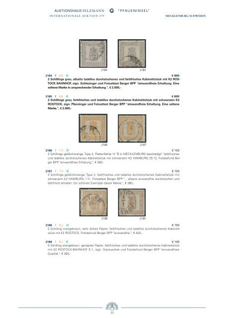 179. Auktion Sonderkatalog Pfaueninsel