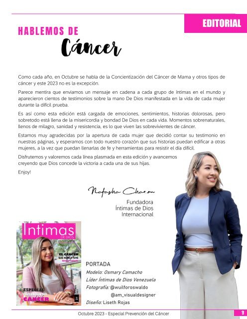 Intimas de Dios Magazine - Edición # 31