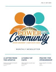 October - The Power of Community Stewardship Newsletter 