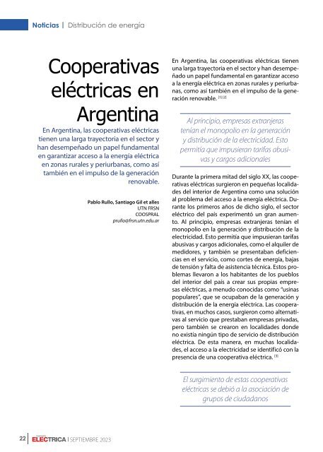 Ingeniería Eléctrica 390 | Septiembre 2023