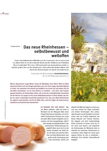 Genussreise | Das neue Rheinhessen - Weingut Riffel GbR
