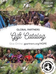 Global Partners 2023-24 Gift Catalog: Web Version 