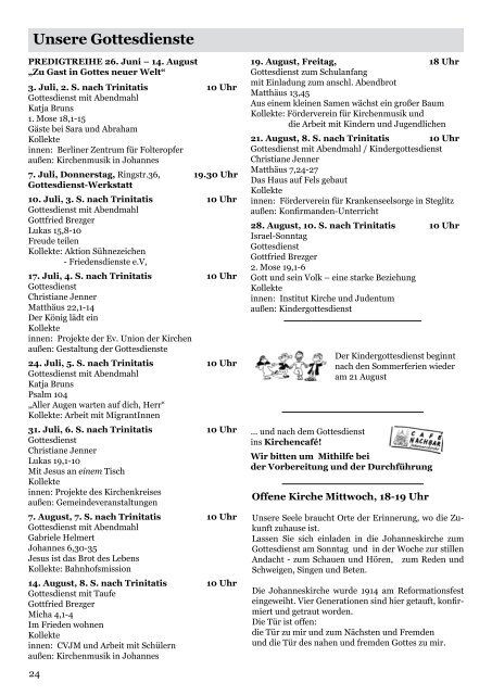 Adressen Und Sprechstunde