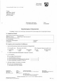 MBN Bau GmbH - Bescheinigung in Steuersachen