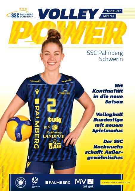Saisonheft "Volleypower 2023" SSC Palmberg Schwerin