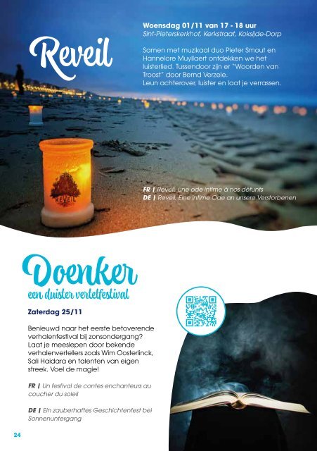 Evenementenbrochure Koksijde-Oostduinkerke herfst-winter 2023