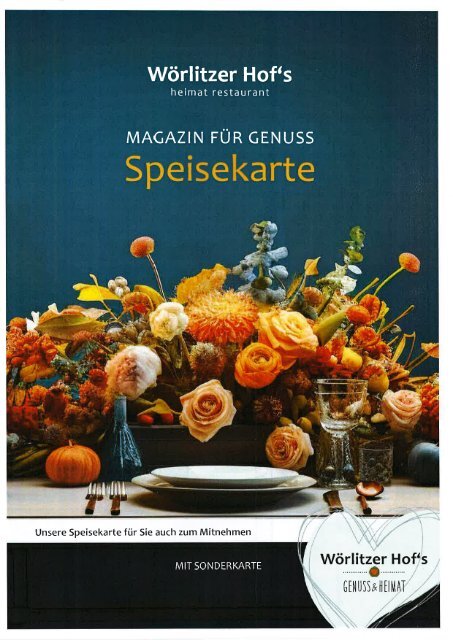 Speisekarte Mittag ab Oktober 23