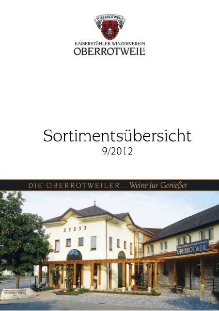 Spätburgunder Rotwein - Winzerverein Oberrotweil e.G.