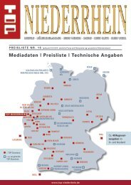 Mediadaten - TOP-Magazin Niederrhein