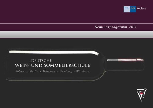 Seminarprogramm 2011 - Deutsche Wein
