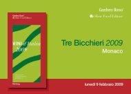 Tre Bicchieri 2009 - Gambero Rosso