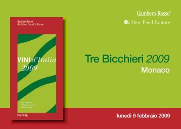 Tre Bicchieri 2009 - Gambero Rosso