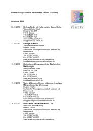 Veranstaltungen 2010 im Sächsischen Elbland (Auswahl ...