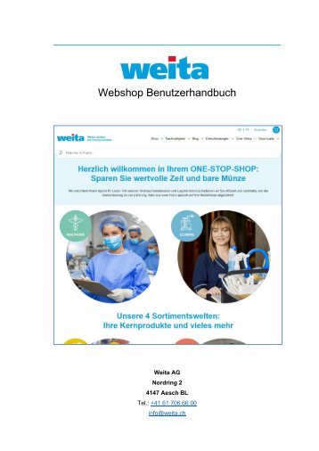 Weita Webshop Anleitung