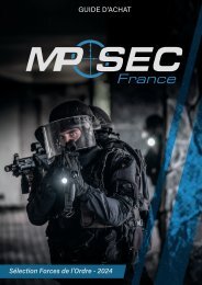 Guide d'achat MP-Sec - Sélection Forces de l'Ordre - Edition 2024