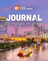 Journal des voyages en groupe 2024