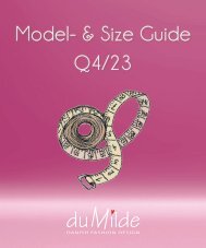 du Milde Q4/23 Model-Sizeguide