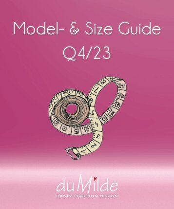 du Milde Q4/23 Model-Sizeguide