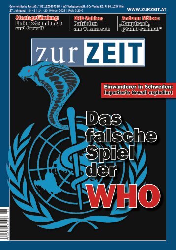 Das falsche Spiel der WHO - ZZ Nr. 41