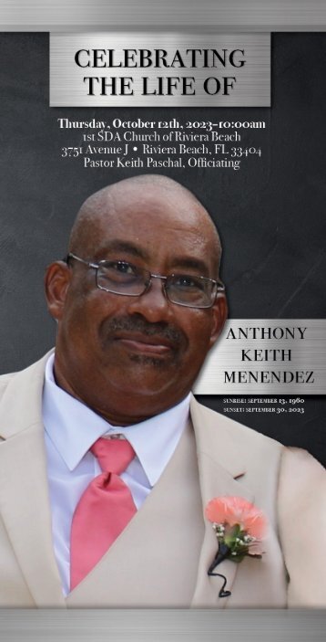 Anthony Menendez Memorial Program
