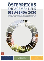 Österreichs Engagement für die Agenda 2030