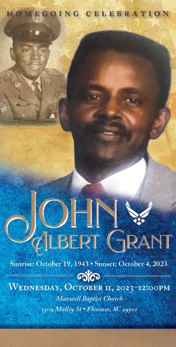 John Grant Memorial Program