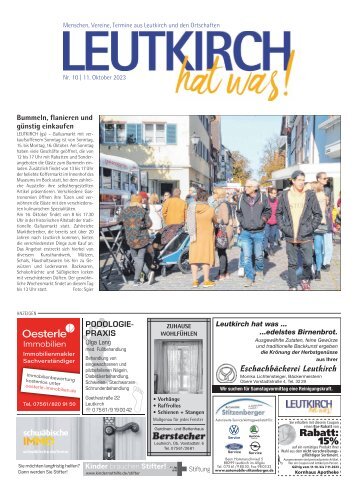 11.10.2023 Leutkirch hat was