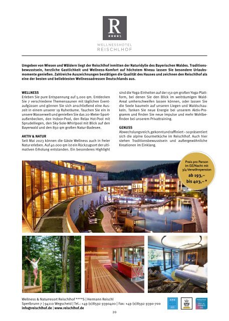 Wellness & Genuss Bayerischer Wald 2024