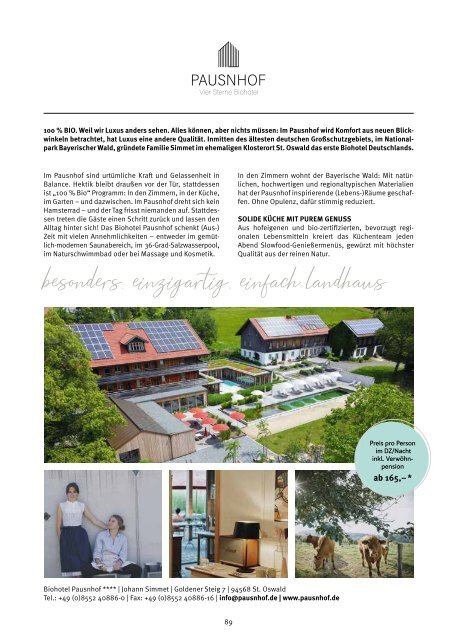 Wellness & Genuss Bayerischer Wald 2024