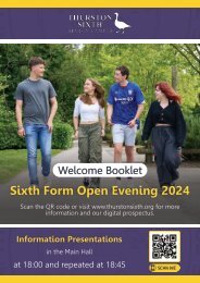 Year 6 Open Evening Booklet 2024