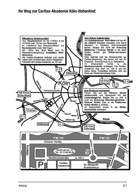 Fort- und Weiterbildung 2010 - Caritas-Akademie Köln