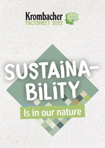 Krombacher Factsheet 2022 – ENGLISCH