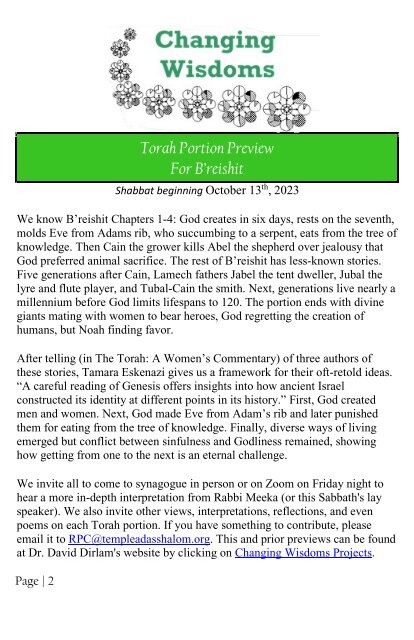 Bulletin October 13th