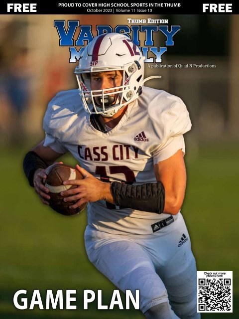 October 2023 Issue of Varsity Monthly Thumb Magazine