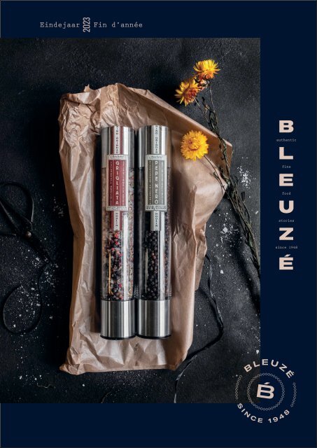 Eindejaarscatalogus Bleuzé Fine Food 2023