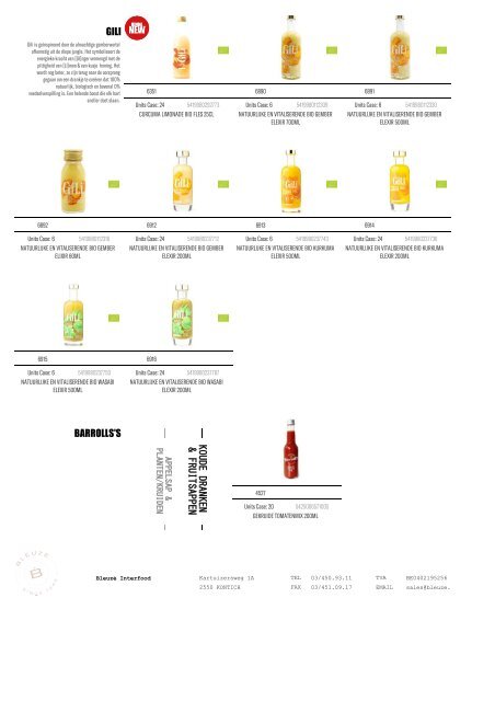 Eindejaarscatalogus Bleuzé Fine Food 2023