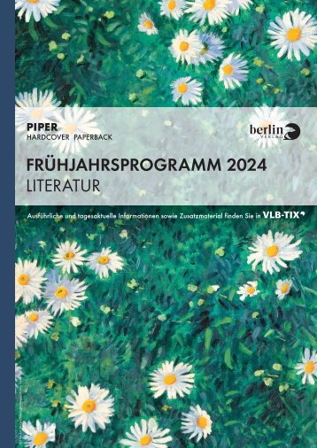 PIPER Literatur Vorschau Frühjahr 2024