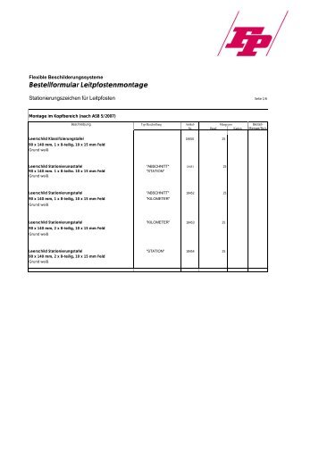 Download Leitpfosten - Franken Plastik