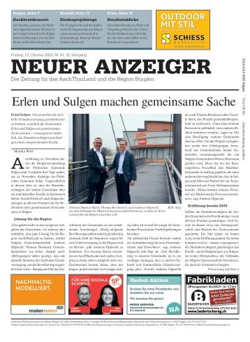 Neuer Anzeiger 13. Oktober 2023