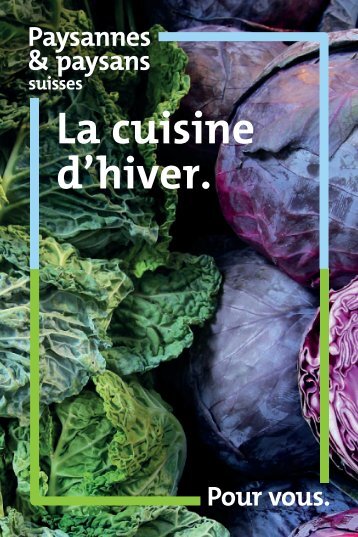 La cuisine d'hiver