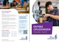 Entreeopleidingen in Nieuwegein en Utrecht 2023 - 2024 ROC Midden Nederland