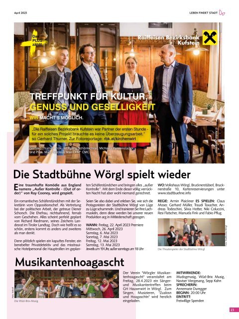 Stadtmagazin Wörgl April 2023