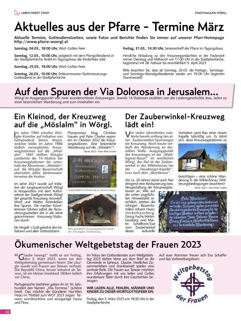 Stadtmagazin Wörgl März 2023