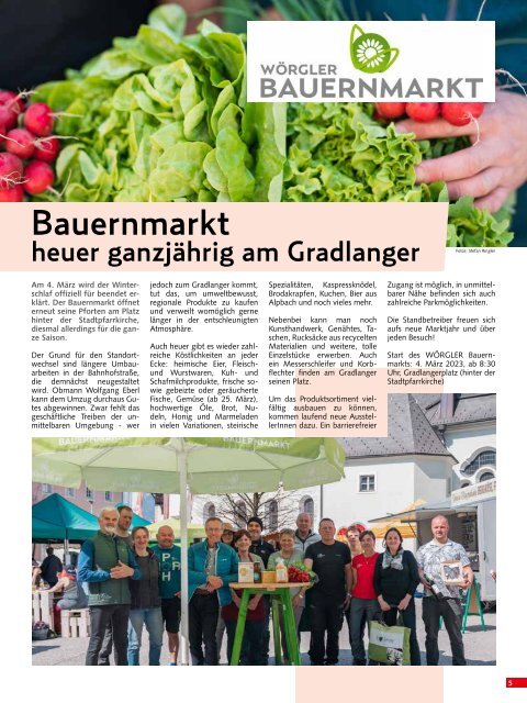 Stadtmagazin Wörgl März 2023