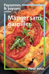 Manger sans gaspiller