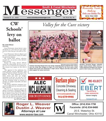 South & Canal Winchester Messenger - October 8th, 2023